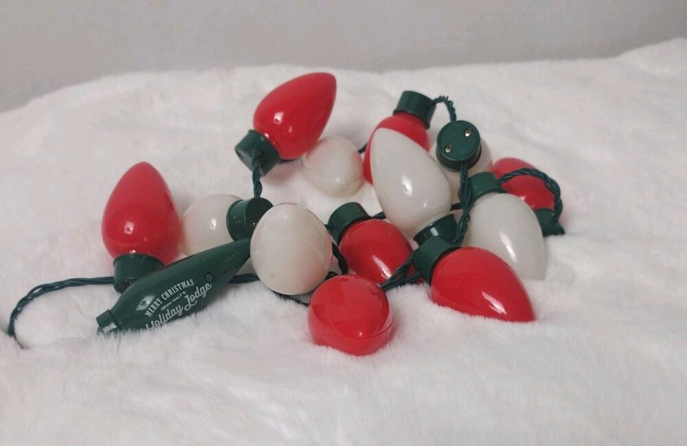 Disney Parks Holiday Lodge Glow Necklace x 2